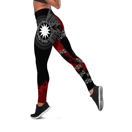 Nauru Polynesian Legging - Polynesian Chain Style 1