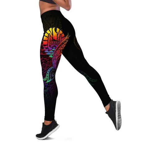 Tahiti Legging - Butterfly Polynesian Style 1