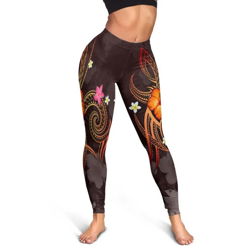 YAP Polynesian Legging - Legend of YAP (Red) 1