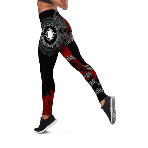 Marshall Islands Polynesian Legging - Polynesian Chain Style 1