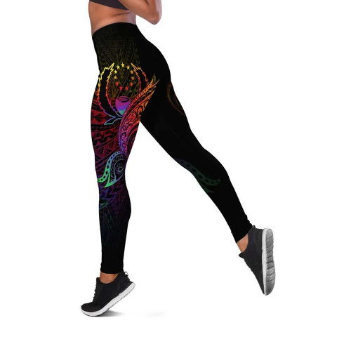 Pohnpei Legging - Butterfly Polynesian Style 1