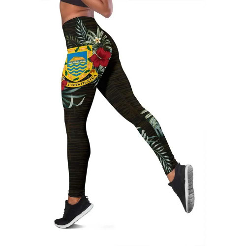 Tuvalu Hibiscus Legging 1
