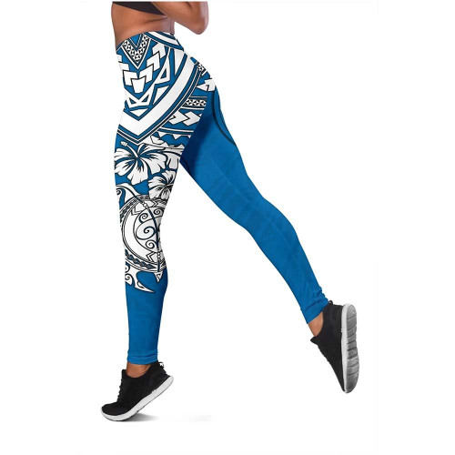 Yap Polynesian Legging (Women) - Polynesian Turtle 1