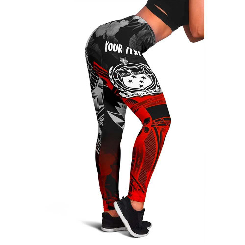 Samoa Polynesian Personalised  Legging - Vintage Polynesian Style 1