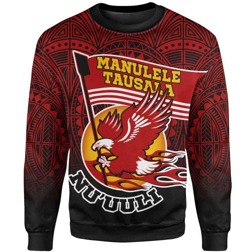 American Samoa Sweatshirt - Manulele Tausala Nuuuli (Ver 2) 1