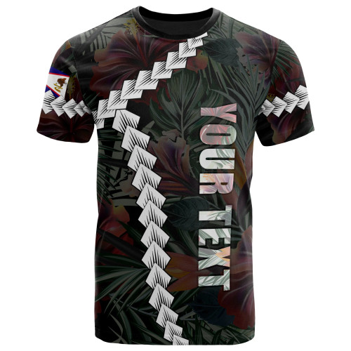 American Samoa Polynesian Custom Personalised T-Shirt - Chain Polynesian 1