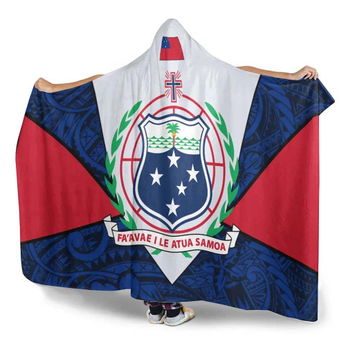 Samoa Polynesian Hooded Blanket - Legend of Samoa 1