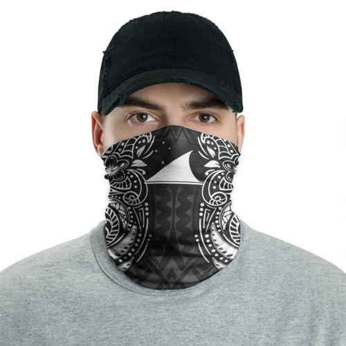 Tokelau Neck Gaiter - Floral Tattoo White 2