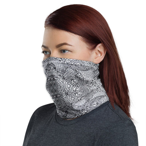 Polynesian Neck Gaiter - Polynesian Patterns 04 1