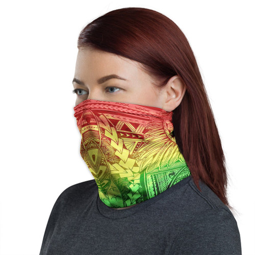Polynesian Neck Gaiter - Polynesian Patterns 10 1