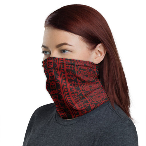 Polynesian Neck Gaiter - Polynesian Patterns 12 1