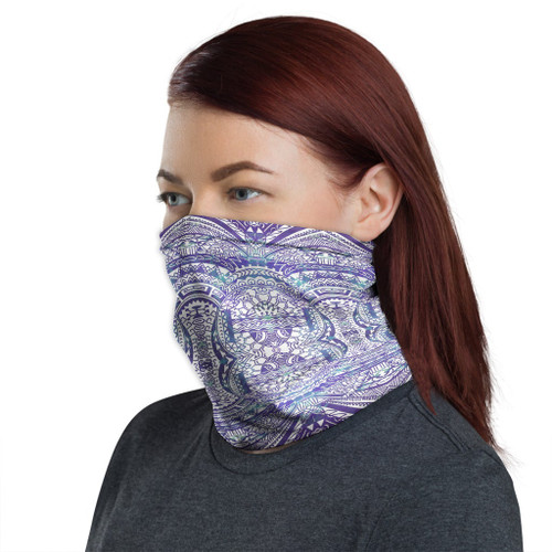 Polynesian Neck Gaiter - Polynesian Patterns 49 1