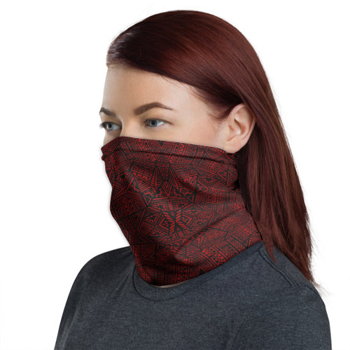 Polynesian Neck Gaiter - Polynesian Patterns 60 1