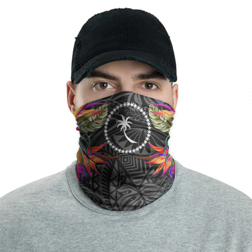 Chuuk Neck Gaiter - Hibiscus Polynesian Pattern 2