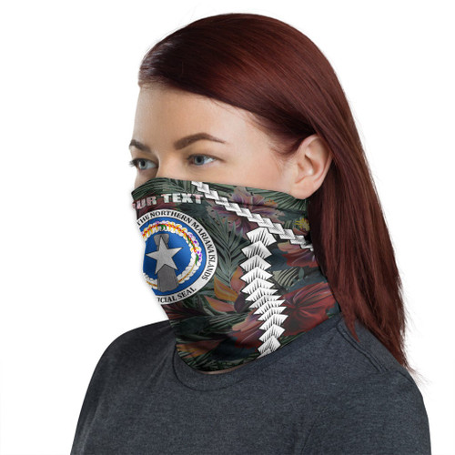 CNMI Custom Personalised Neck Gaiter - Polynesian Chain 1