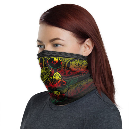 Yap Neck Gaiter - Turtle Hibiscus Reggae 1