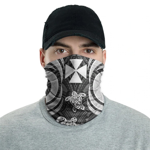 Wallis and Futuna Neck Gaiter - Turtle Tentacle White 2