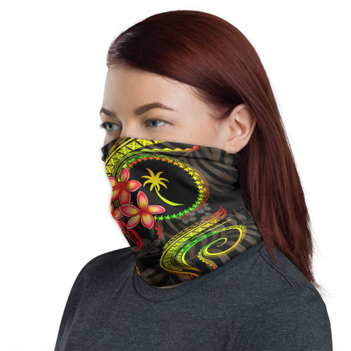 Chuuk Neck Gaiter - Plumeria Reggae 1
