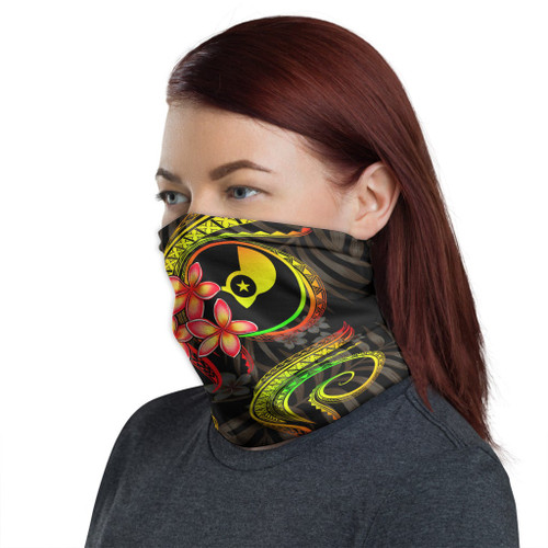 Yap Neck Gaiter - Plumeria Reggae 1