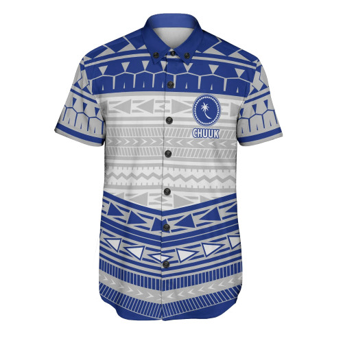 Chuuk Hawaiian Shirts Polynesian Pattern 1
