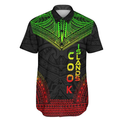 Cook Islands Polynesian Chief Hawaiian Shirts - Reggae Version 1