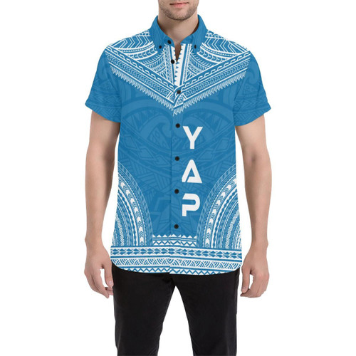 Yap Polynesian Chief Hawaiian Shirts - Flag Version 1