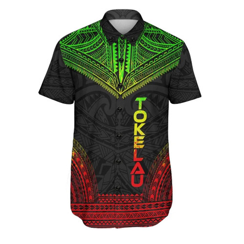 Tokelau Polynesian Chief Hawaiian Shirts - Reggae Version 1