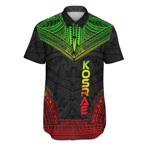Kosrae Polynesian Chief Hawaiian Shirts - Reggae Version 1