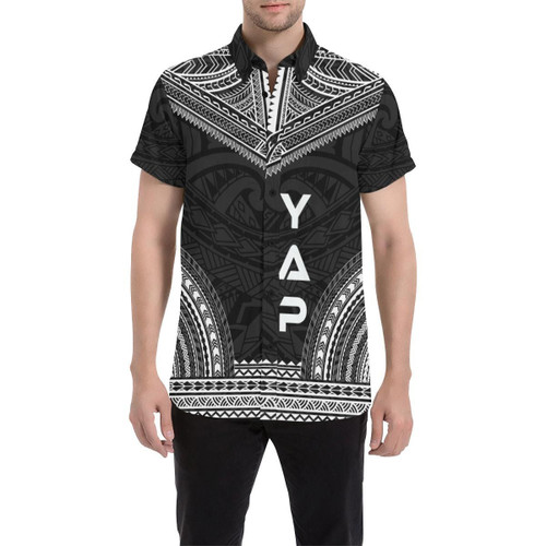 Yap Polynesian Chief Hawaiian Shirts - Black Version 1