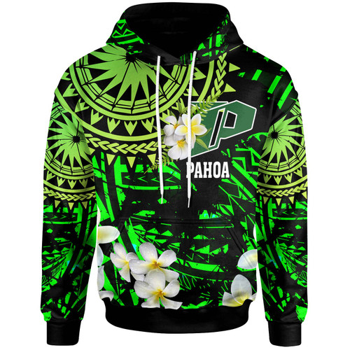 Hawaii Polynesian Hoodie - P����hoa High & Intermediate School with Polynesian Patterns
