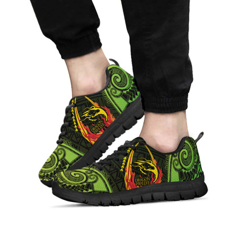 Hawaii Sneakers - Honokaï¿½ï¿½a High & Intermediate School Polynesian Tribal Pattern
