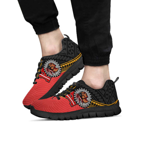 Hawaii Sneakers - Kahuku High & Intermediate School Polynesian Pattern