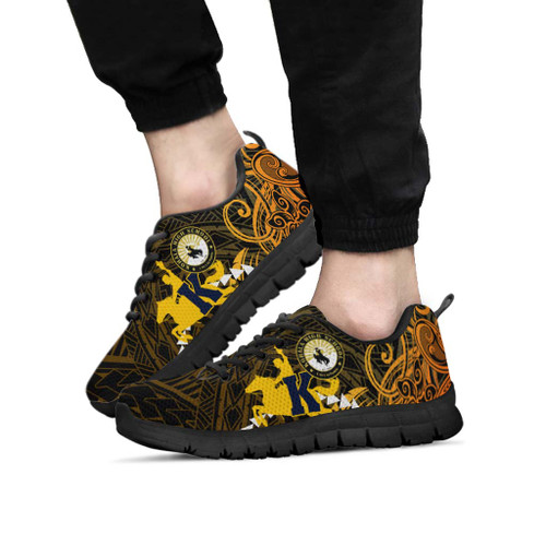 Hawaii Sneakers - Kohala High School Polynesian Tribal Pattern