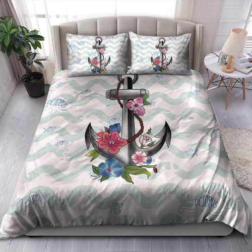 Hawaii Bedding Set Anchor Hibiscus