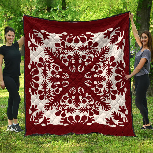 Hawaii Premium Quilt Quilt Tradition Red