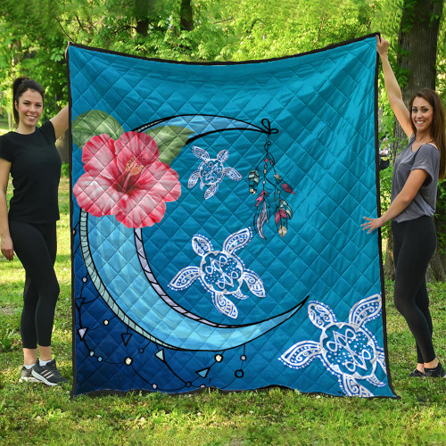Hawaii Premium Quilt Turtle Moon Dream