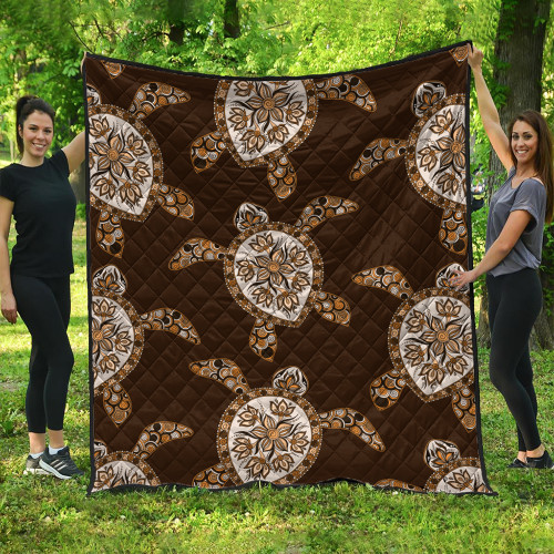 Hawaii Premium Quilt Turtle Plumeria Grown