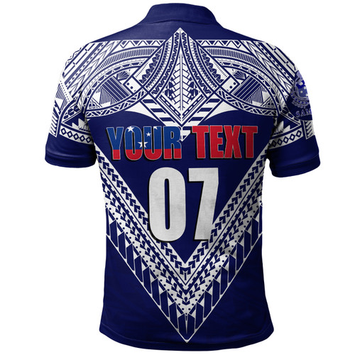 (Customize Personalize) Toa Samoa RLS Warriors Siva Tau Polo Shirt