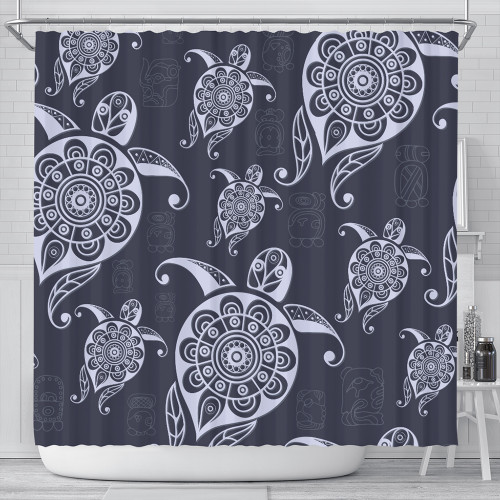 Hawaii Shower Curtain Turtle Pattern Wonderfull