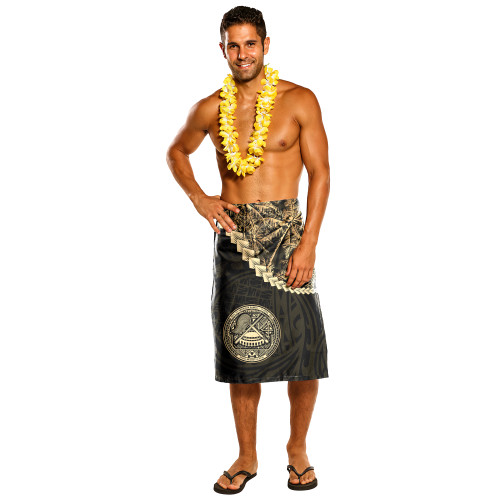 Polynesian Lavalava American Samoa Coconut Tree Style