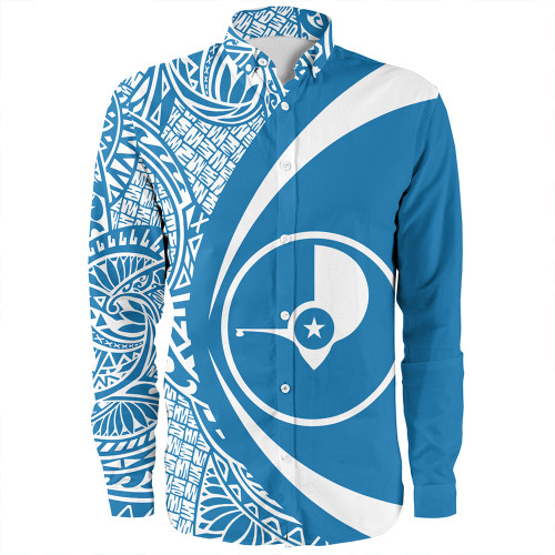 Yap Long Sleeve Shirt Coat Of Arm Lauhala Circle