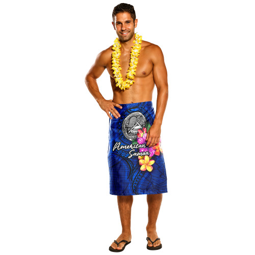 American Samoa Floral With Seal Lavalava