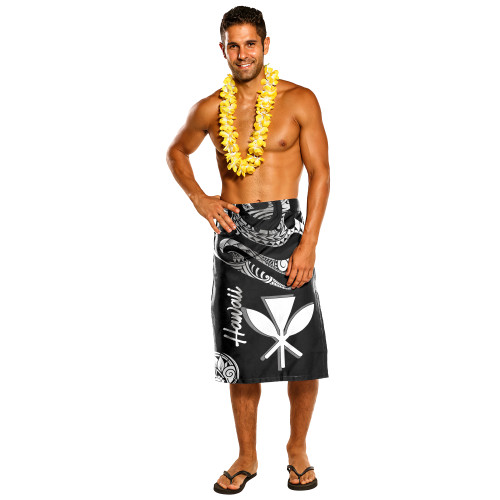 Hawaii Lavalava - Poly Tattoo White Version