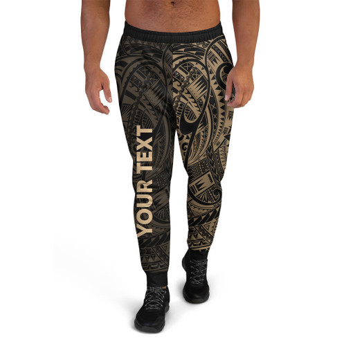 Polynesian Jogger - Custom Gold Polynesia Tribal