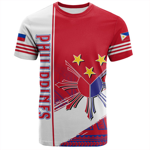 Philippines T-Shirt Sun Star Quartar Style