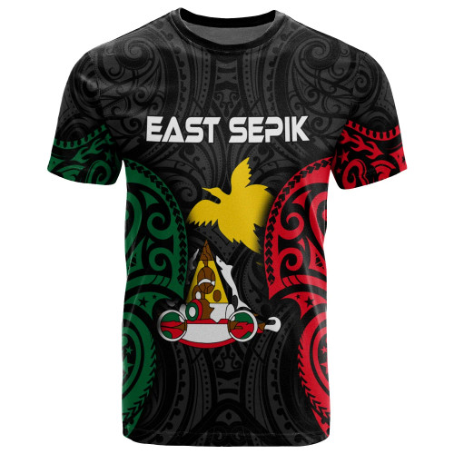 Papua New Guinea East Sepik Province Polynesian T-Shirt - Spirit Version 1