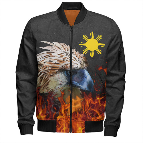 Philippines Bomber Jacket Eagle Fire Style