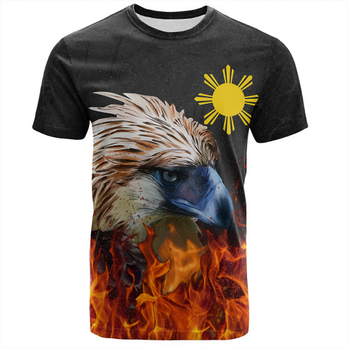 Philippines T-Shirt Eagle Fire Style