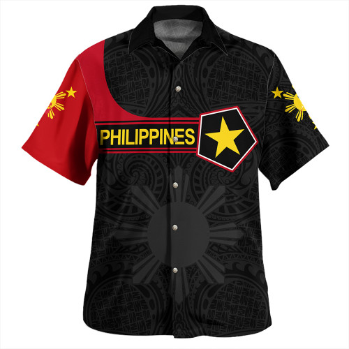 Philippines Hawaiian Shirt Custom Polynesian Filipino Simple Style