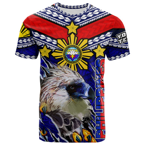 Philippines Tribal Polynesian T-Shirt - Custom Fraternal Order of Eagles Scratch Style